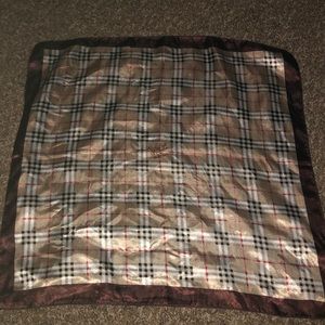 Burberry silk scarf